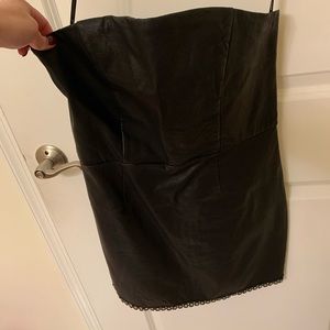 Little black dress mink pink